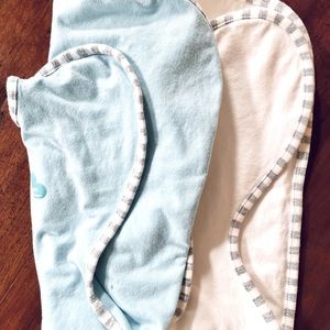 Love to dream - newborn swaddle bundle (2 swaddles), EUC